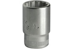02010014 Stahlwille 45 14mm 12-Point Socket, 3/8'' Square Drive
