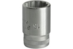 02010015 Stahlwille 45 15mm 12-Point Socket, 3/8'' Square Drive