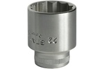 02010022 Stahlwille 45 22mm 12-Point Socket, 3/8'' Square Drive