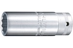 02120036 Stahlwille 4600 5/8'' / 16mm Long 12-Point Spark Plug Socket, 3/8'' Square Drive