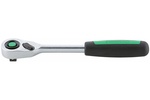 13111120 Stahlwille 512QR N80 QuickRelease Fine-Tooth Ratchet w/ 2-Component Handle, 1/2'' Square Drive