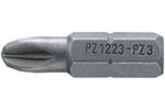08050001 Stahlwille PZ 1221 #1 Pozidriv Screwdriver Bit, 1/4'' Hex Drive