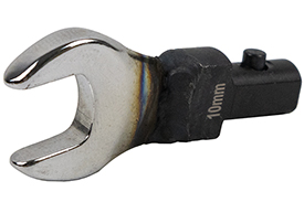 MO 102 Utica Equivalent Torque Wrench Open End Interchangeable Head ''A'' Size - Metric