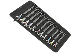 Wera 05020013001 6000 Joker 11 Piece Set of Ratcheting Combination Wrenches