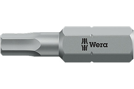 Wera 05135074001 840/1 Z 1/4'' Drive Hex Socket Insert Bit