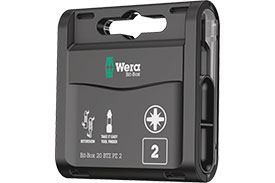 05057761001 Wera 20 Pc. 855/1 BTZ 1/4'' Hex Pozidriv Bit-Box