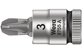 05003355001 Wera 8755 A Pozidriv 1/4'' Zyklop Bit Socket