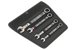 Wera 05073295001 6000 Joker 4 Piece Set of Imperial Ratcheting Combination Wrenches