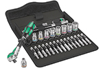 Wera 05004019001 28 Pc. 8100 SA 9 1/4'' Zyklop Imperial Speed Ratchet Set