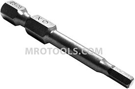 E5105X Zephyr 1/4'' Socket Head (Hex-Allen) Power Drive Bits